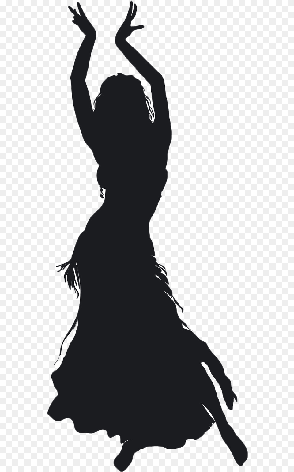 Belly Dance Silhouette Royalty, Dance Pose, Dancing, Person, Leisure Activities Free Png