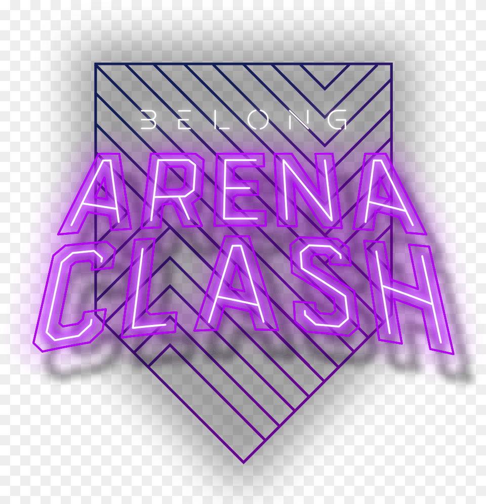 Belong Gaming Arenas Esports Tournaments Graphic Design, Light, Neon, Purple, Lighting Free Png