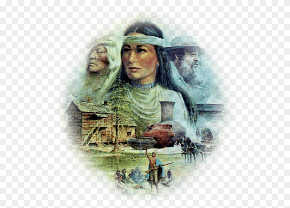Beloved Woman Of The Creek Indians Download Nancy Ward, Art, Painting, Adult, Person Free Png