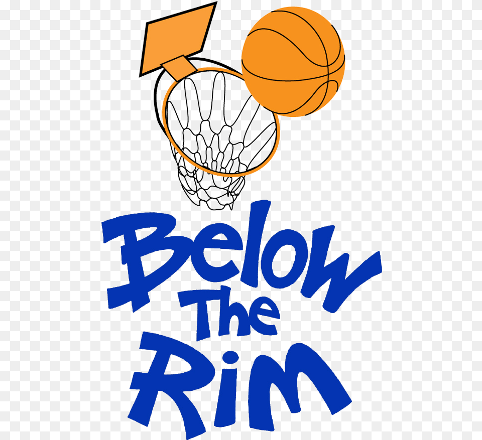 Below The Rim Cartoon Basketball, Hoop, Person, Playing Basketball, Sport Free Transparent Png