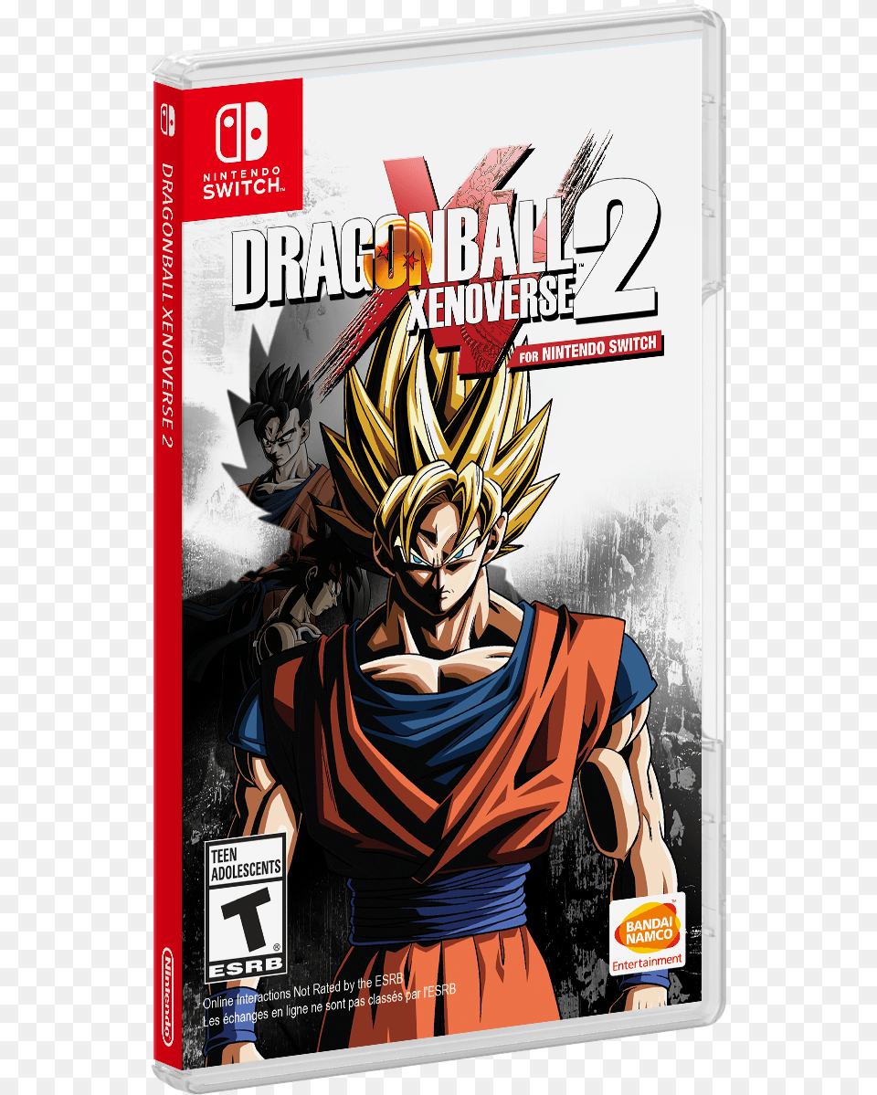 Below You Can Check Out The Game39s Official Box Art Dragon Ball Z 2 Nintendo Switch, Book, Comics, Publication, Adult Free Transparent Png
