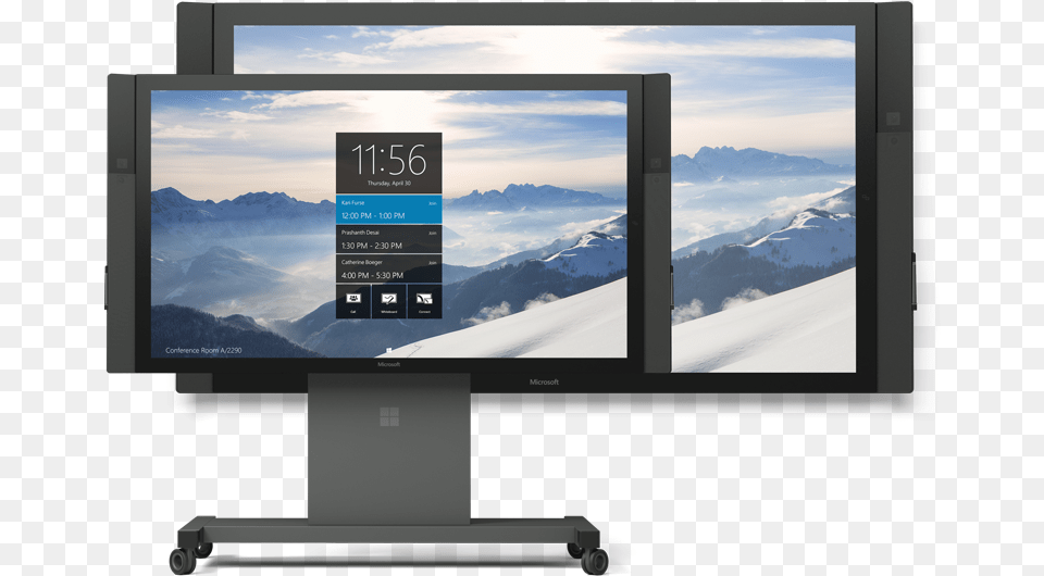 Below You Will Be Able To Download The Full Size Image Microsoft Rolling Stand For 84quot Surface Hub Whiteboard, Computer Hardware, Electronics, Hardware, Monitor Free Transparent Png