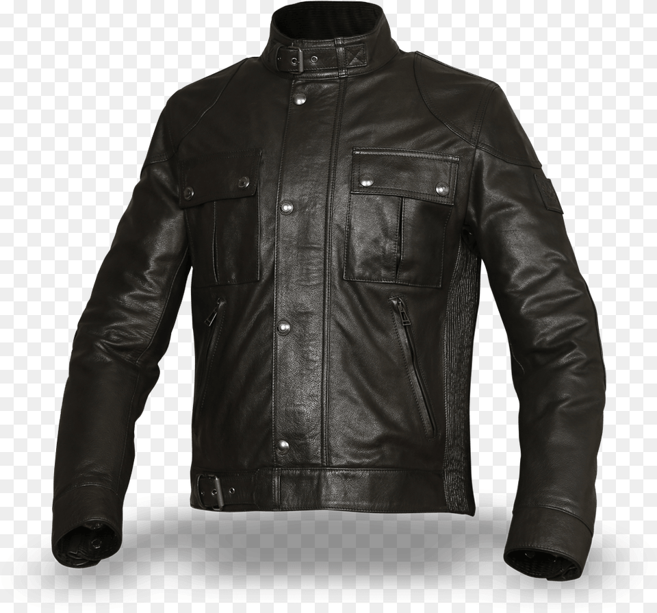 Belstaff Gangster Men39s Leatherblouson Black Leather Jacket, Clothing, Coat, Leather Jacket Png Image