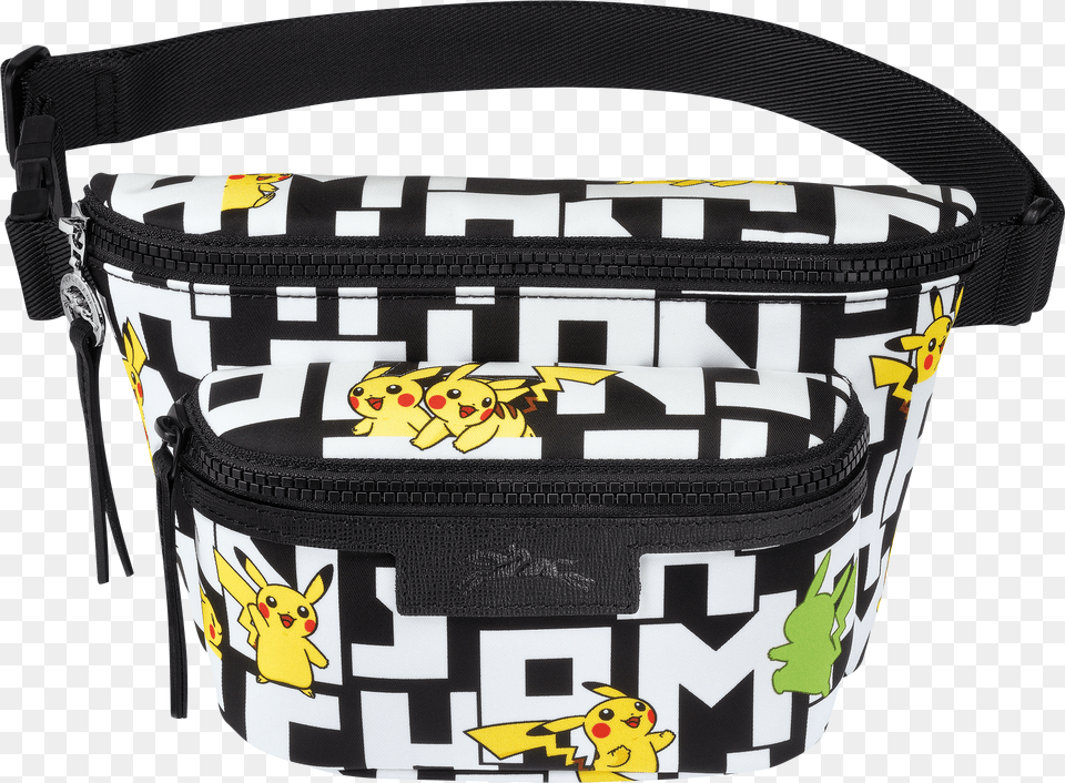 Belt Bag M Longchamp X Pokmon Blackwhite Longchamp X Pokemon, Accessories, Handbag, Purse Png Image
