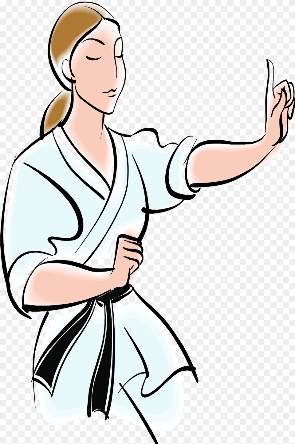 Belt Cliparts, Adult, Female, Martial Arts, Person Free Png Download