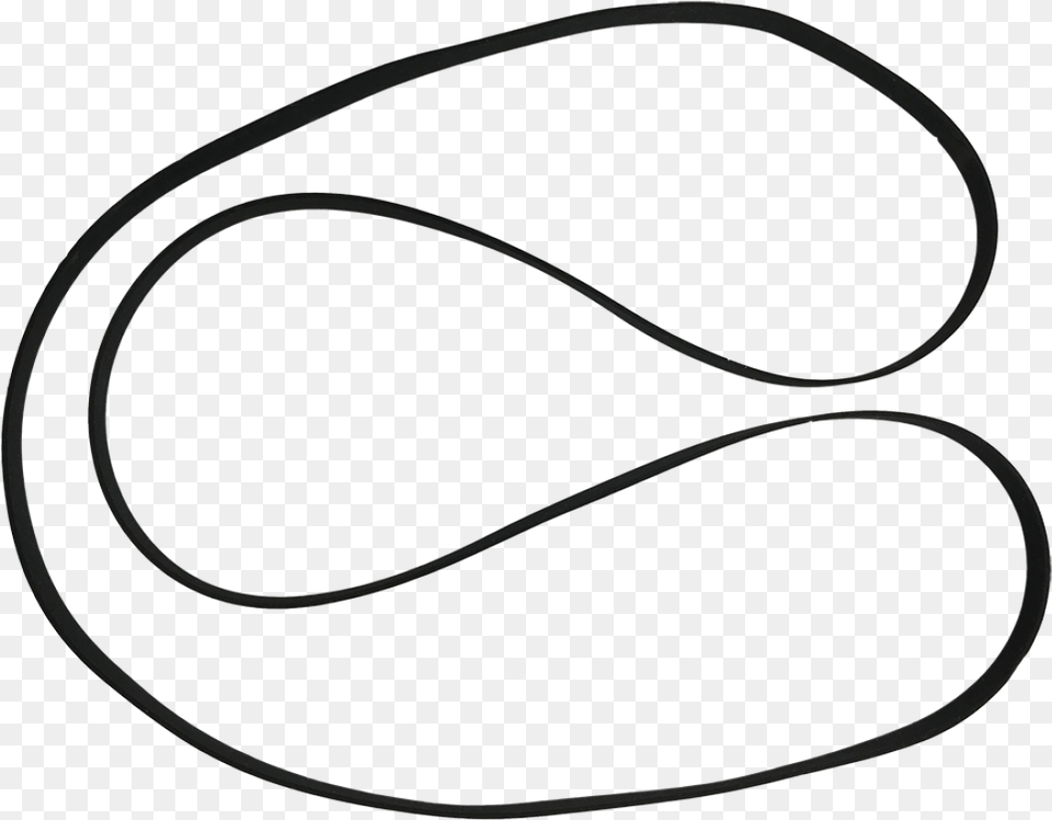 Belt For Stir It Up Turntable Line Art, Accessories, Strap, Clothing, Hat Png