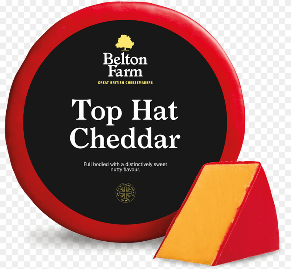 Belton Farm Top Hat Cheddar Red Wax Wheel 5 Lbs Parc Du Pilat, Cheese, Food Free Transparent Png