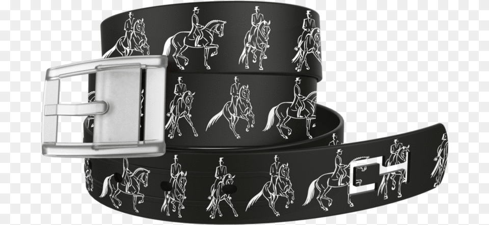 Belts C4 Design Belt Dressage Outline Navy Strapsilver, Accessories, Buckle Free Png Download