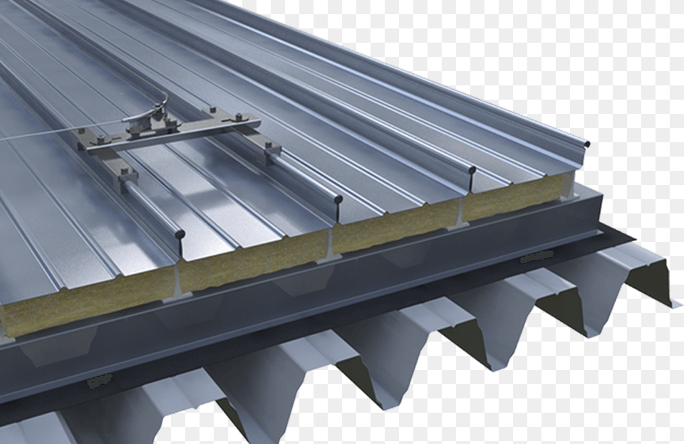 Bemo Standing Seam Clip, Aluminium, Architecture, Building, House Free Png Download