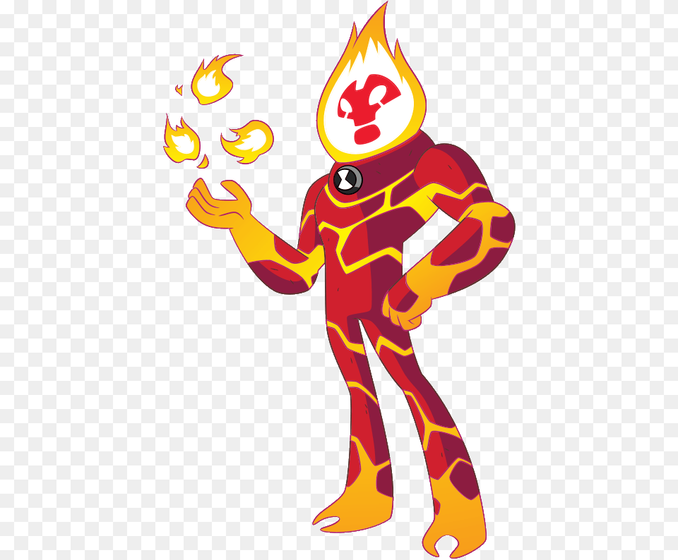 Ben 10 Aliens Heatblast, Fire, Flame, Dynamite, Weapon Png Image