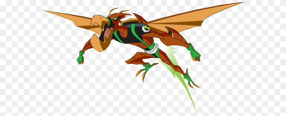 Ben 10 Flying Astrodactyl, Animal, Bee, Insect, Invertebrate Png Image