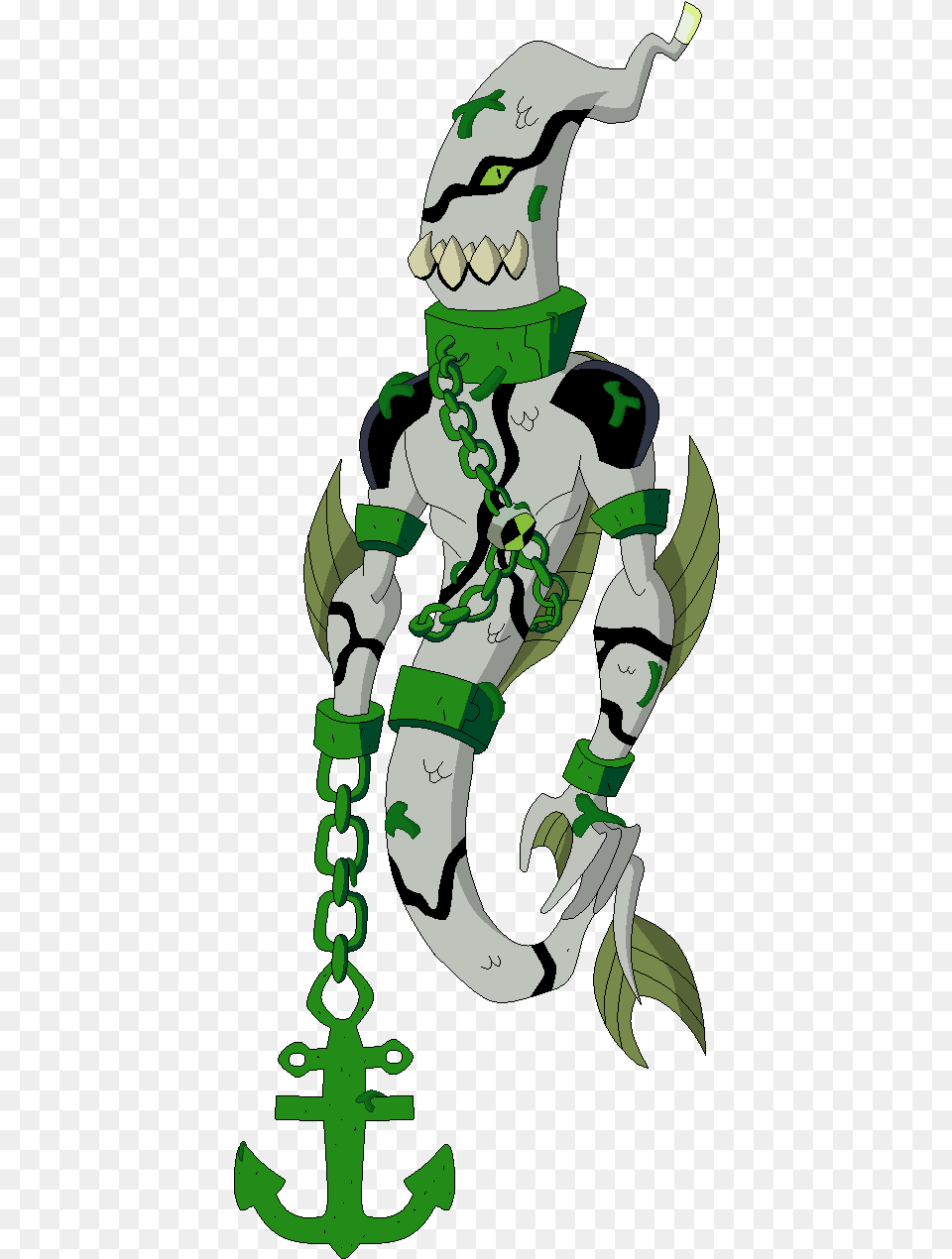 Ben 10 Ghostfreak Ripjaws, Electronics, Hardware, Baby, Green Free Transparent Png