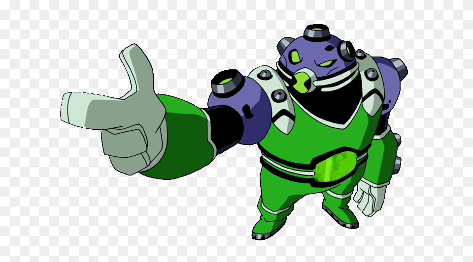 Ben 10 Gutrot Finger Shooting, Green Free Png