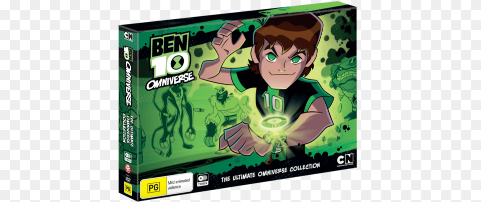 Ben 10 Omniverse Ben 10 Alien Force, Book, Publication, Green, Comics Free Png