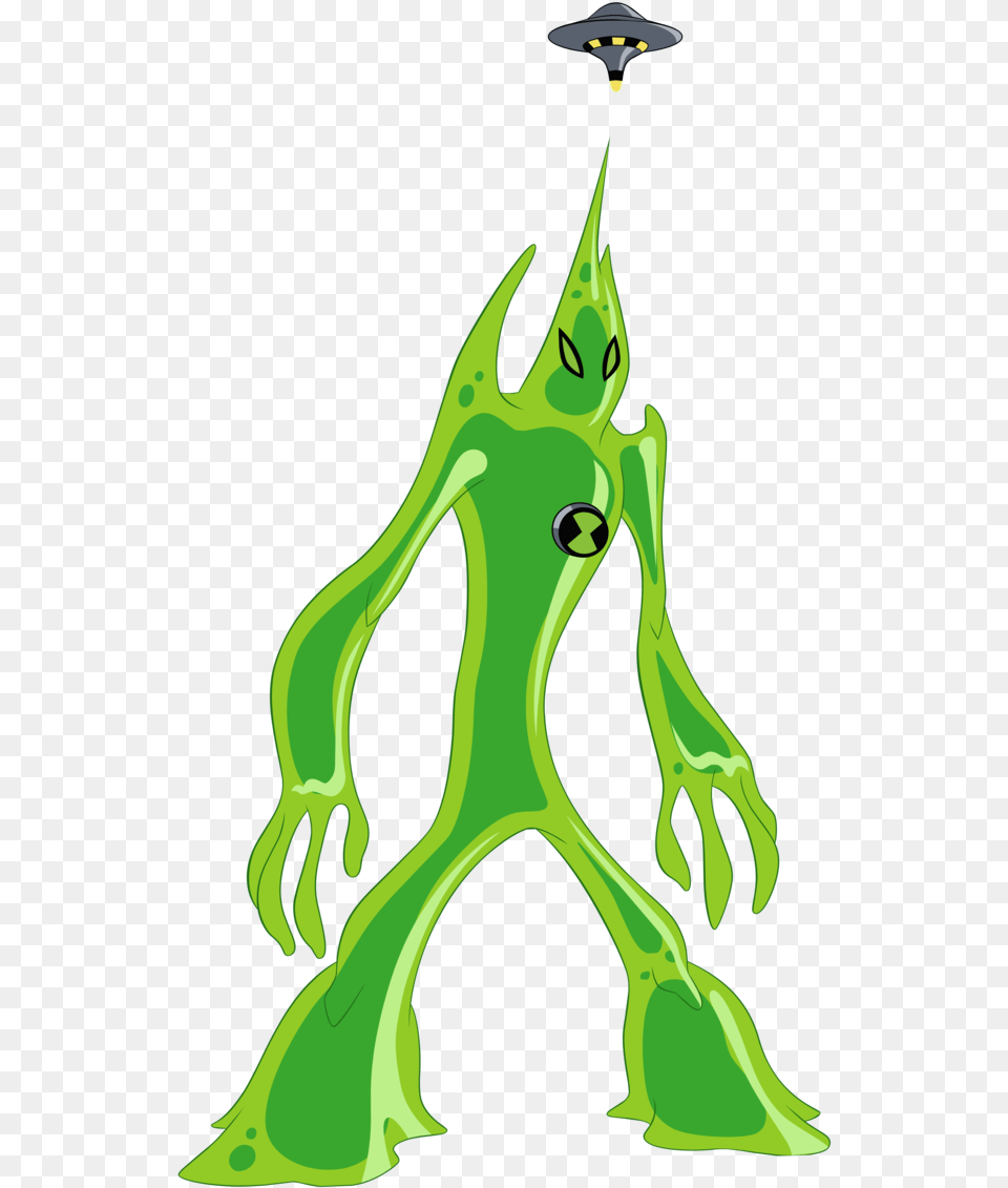 Ben 10 Planet Ben 10 Alien Goop, Green, Animal, Dinosaur, Reptile Png Image