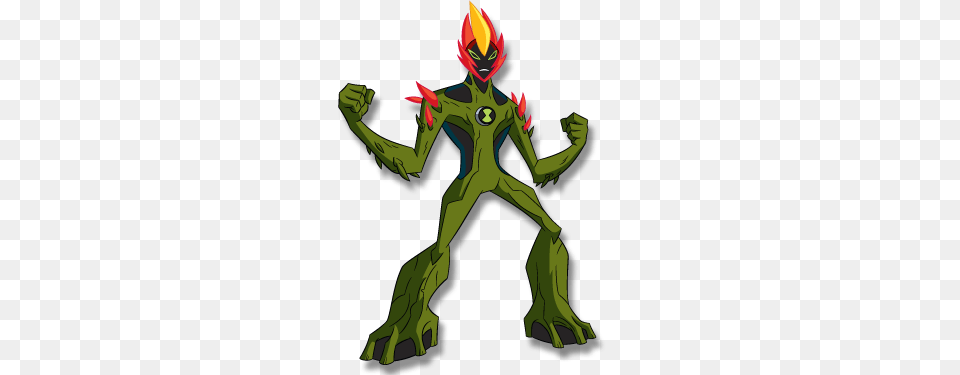 Ben 10 Swampfire, Person, Alien, Green, Helmet Free Png Download