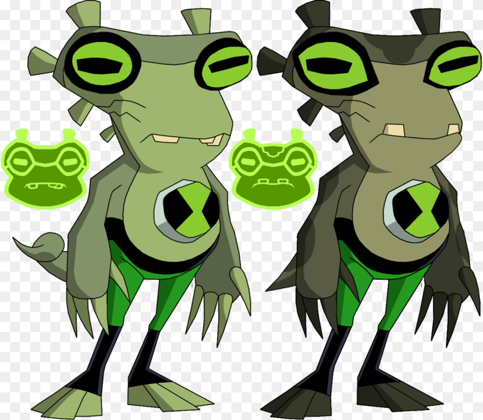 Ben 10 Toad Alien, Green, Person, Face, Head Free Transparent Png