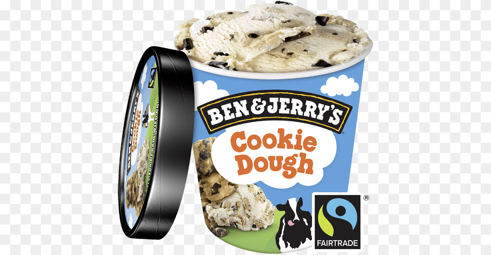 Ben Amp Jerry39s Cookie Dough Ben And Jerry39s Cookie Dough, Cream, Dessert, Food, Ice Cream Png