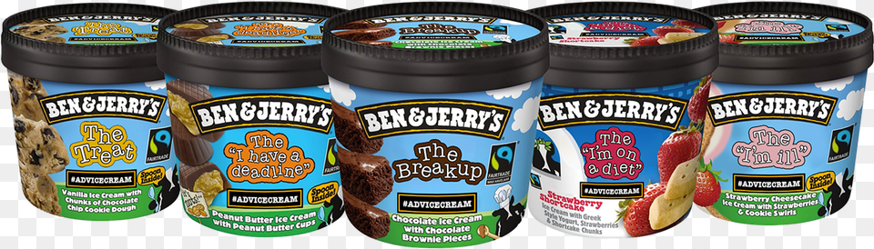 Ben Amp Jerry39s Ice Cream, Food, Peanut Butter, Can, Dessert Free Transparent Png