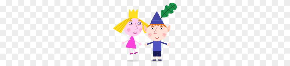 Ben And Holly Together, Clothing, Hat, People, Person Free Png Download