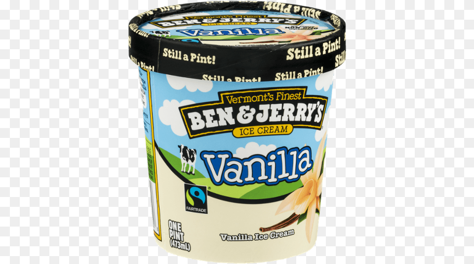 Ben And Jerry39s Ice Cream, Dessert, Food, Yogurt, Can Png Image