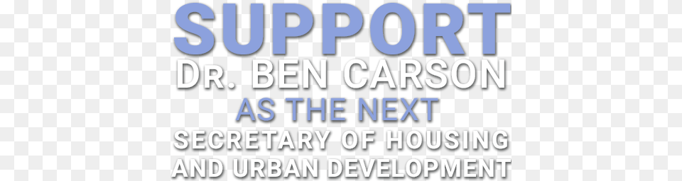 Ben Carson As The Next Secretary Of Housing And Urban Vector Graphics, Scoreboard, Text Free Transparent Png