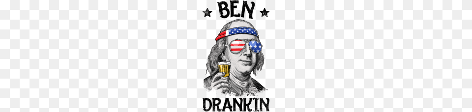 Ben Drankin Of July T Shirt Benjamin Franklin Men Women Gifts, Alcohol, Beer, Beverage, Glass Free Png Download