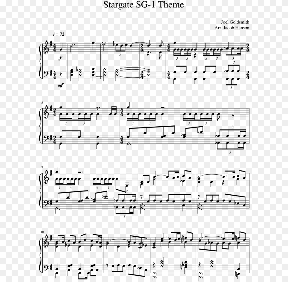 Ben Folds Landed Sheet Music, Gray Png Image