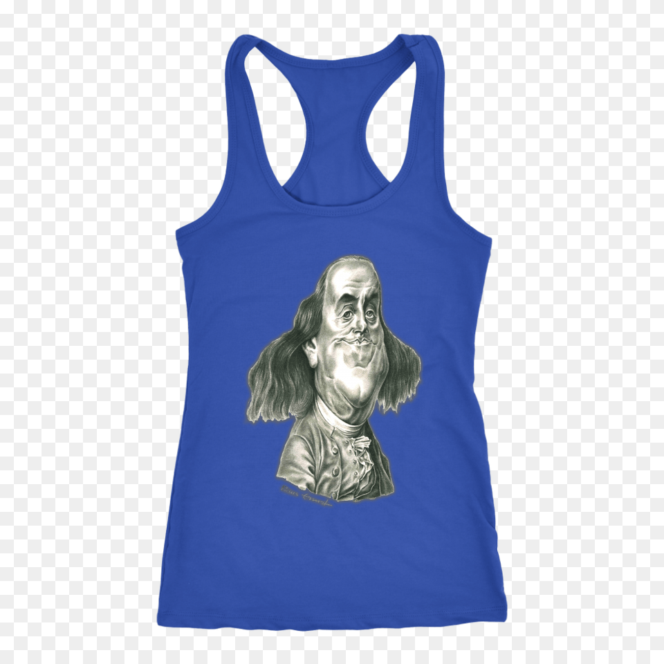 Ben Franklin Tank Thewondermentco, Clothing, Tank Top, Adult, Female Free Png