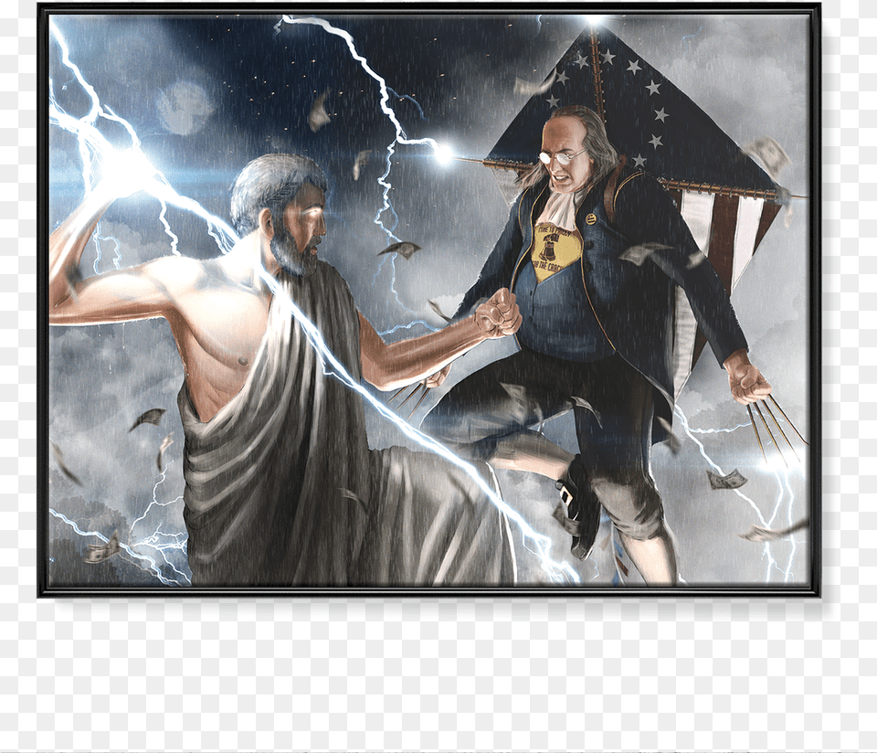 Ben Franklin Vs Zeus, Adult, Person, Woman, Female Free Transparent Png