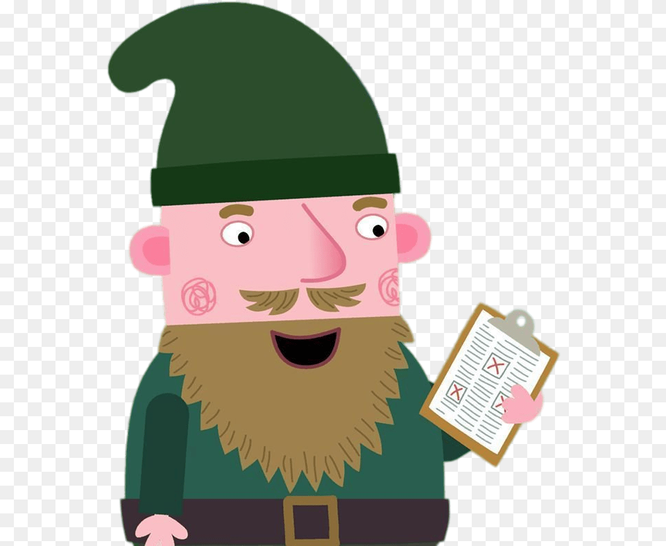 Ben Holly Character Gnome Cartoon, Elf, Baby, Person, Head Free Transparent Png