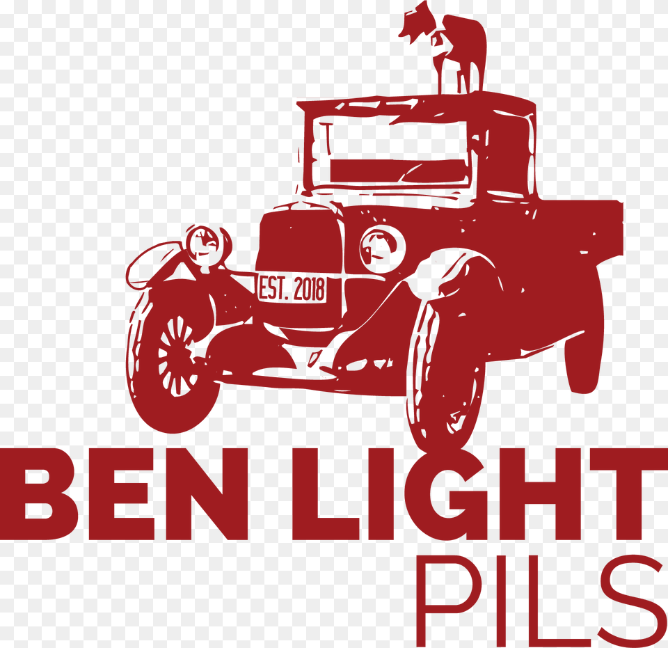 Ben Light Pilsner Gruner Brothers Logo, Transportation, Vehicle, Bulldozer, Machine Free Png