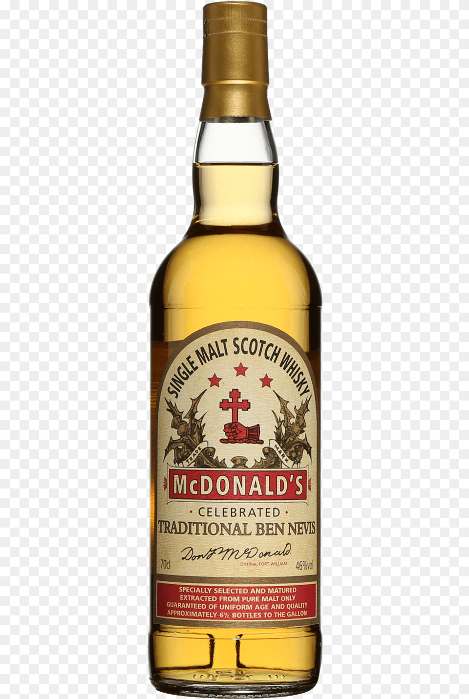 Ben Nevis Mcdonald S Celebrated Traditional Grain Whisky, Alcohol, Beverage, Liquor, Beer Free Transparent Png
