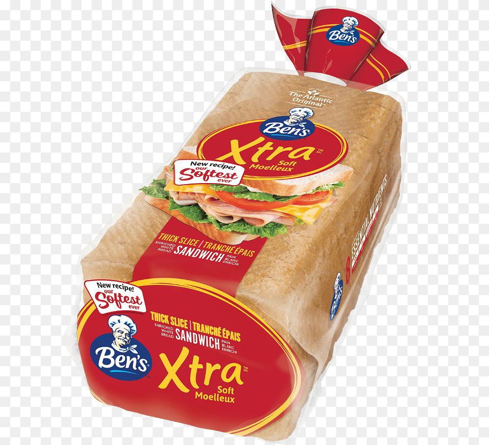 Ben S Xtra White Thick Sandwich Bread Thick Slice White Bread, Food, Lunch, Meal, Ketchup Png Image