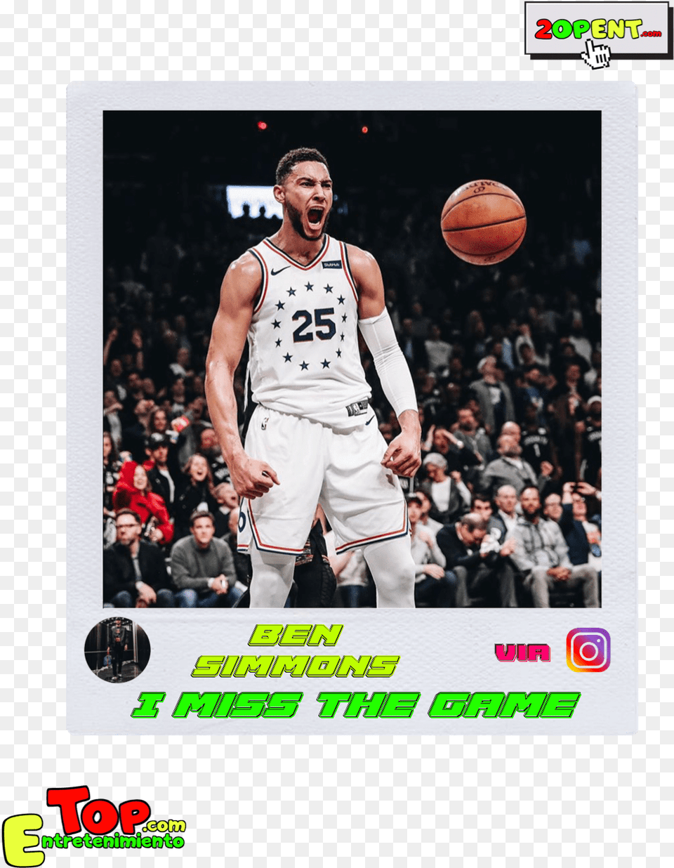 Ben Simmons Via Instagram Top Entretenimiento, Adult, Person, Man, Male Free Png Download