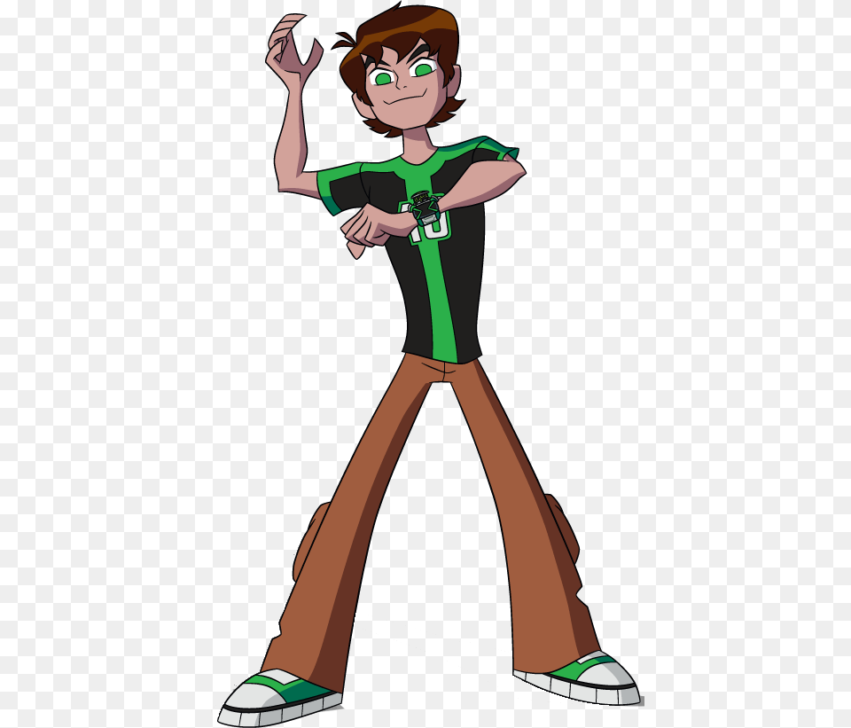 Ben Tennyson Ben 10 Omniverse Ben, Person, Cartoon, Clothing, Pants Free Transparent Png