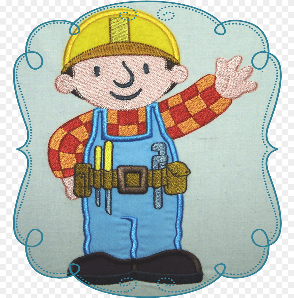 Ben The Builder Ronald Duck, Applique, Pattern, Baby, Person Free Png Download