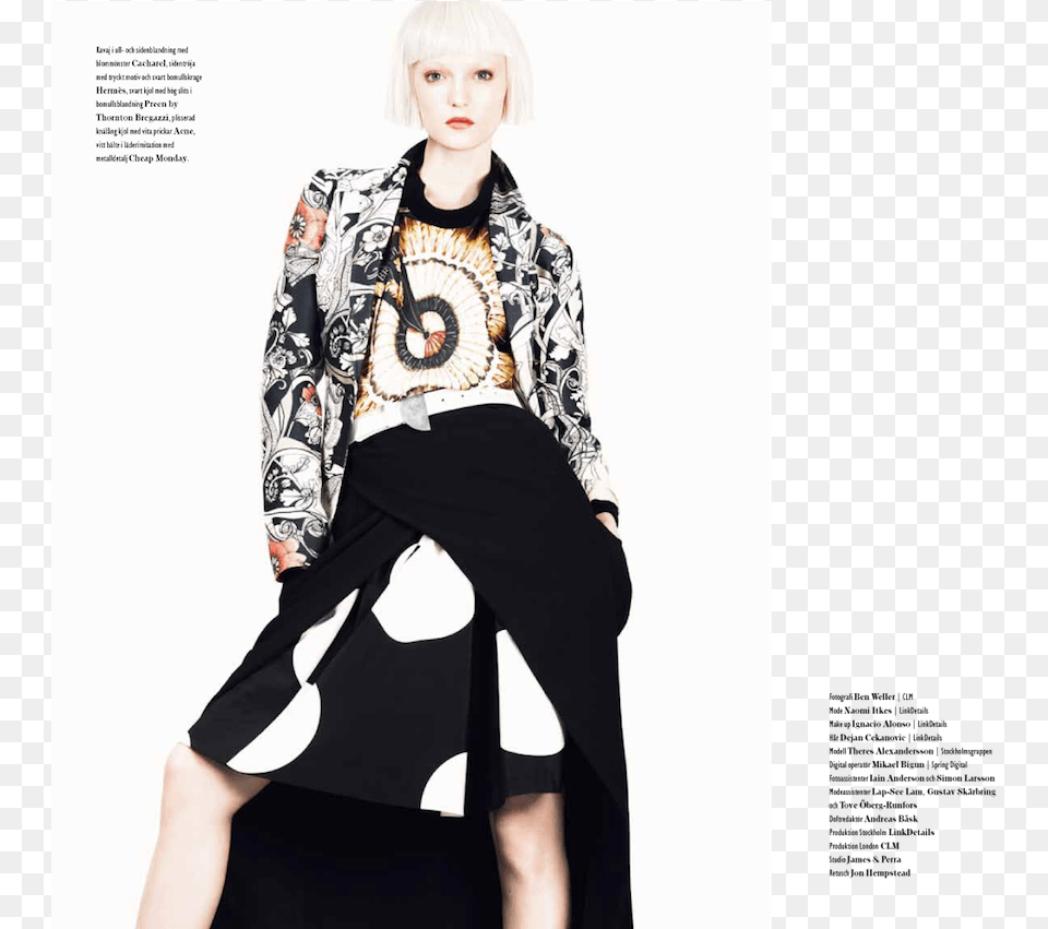 Ben Weller Shoots Theres Alexandersson For Bon Summer Eric S Alexandersson, Long Sleeve, Blouse, Clothing, Sleeve Png
