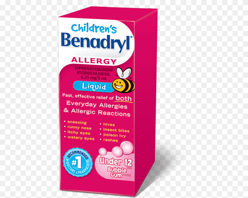 Benadryl Liquid Benadryl, Food, Seasoning, Syrup Free Transparent Png