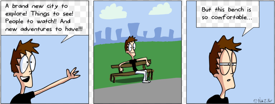 Bench Cartoon, Book, Comics, Publication, Furniture Free Transparent Png