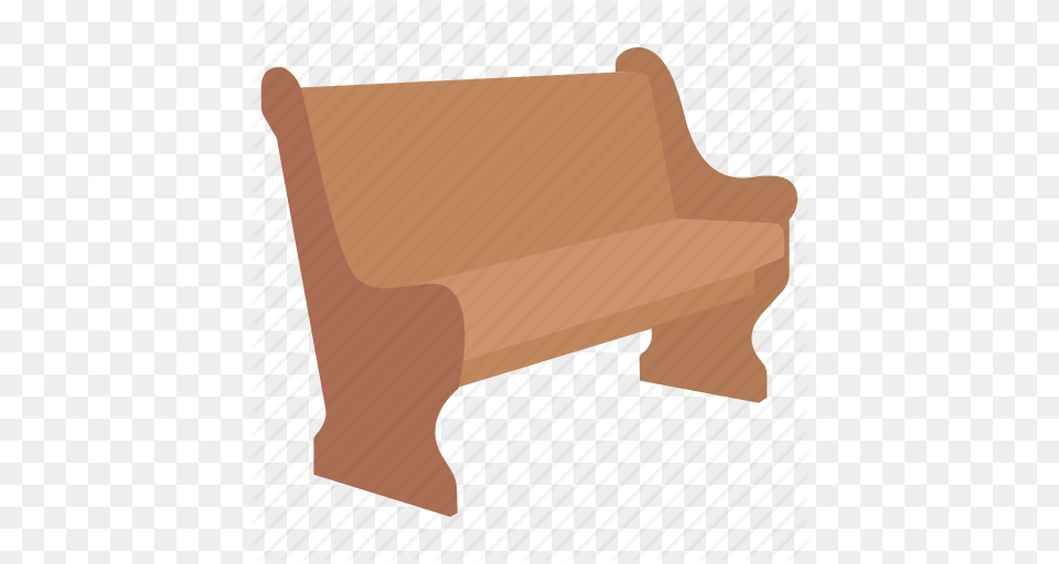 Bench Church Furniture Park Pew Seat Icon, Couch Png Image
