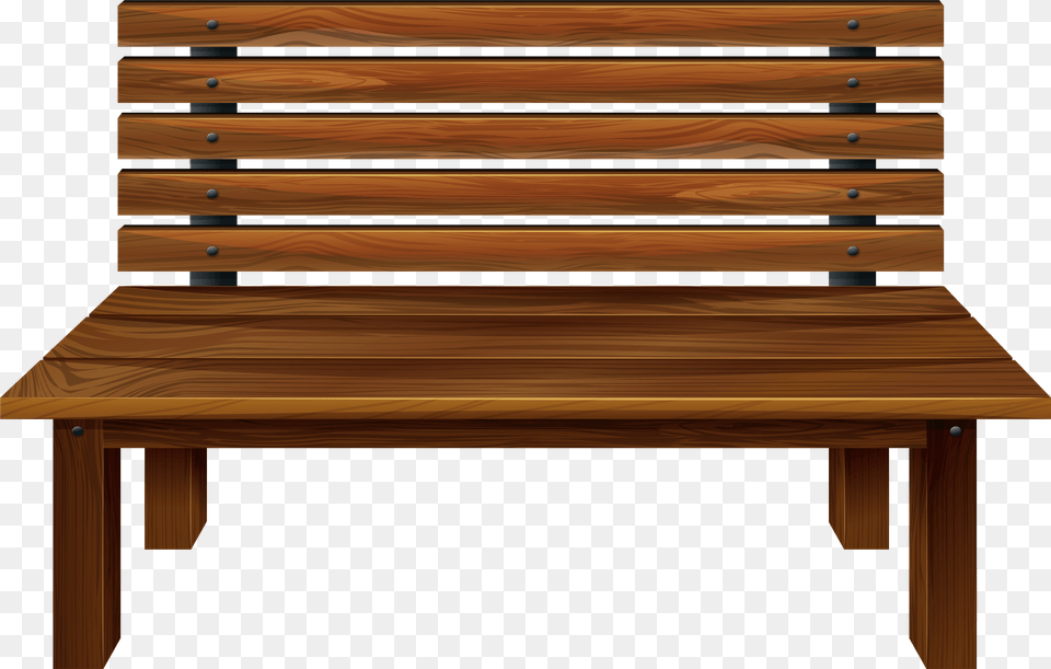 Bench Clipart Background Park Bench Clipart, Furniture, Wood, Architecture, Building Free Transparent Png