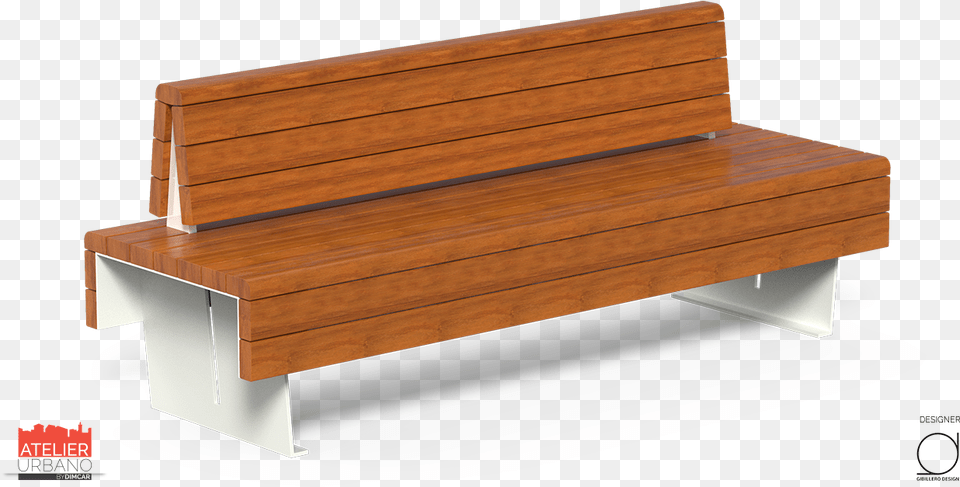 Bench Flea With Okume Bench, Furniture, Wood, Park Bench Free Png