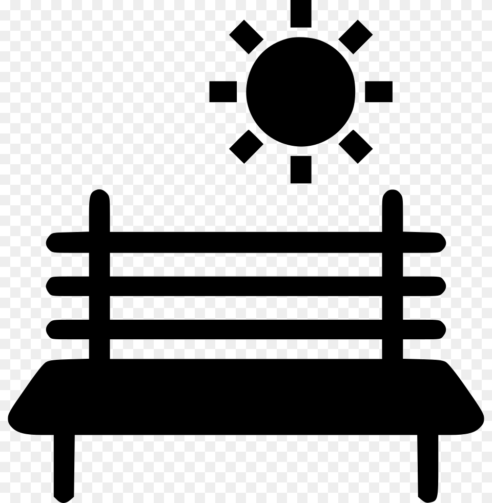 Bench In Park Park Chair Icon, Furniture, Park Bench Free Transparent Png