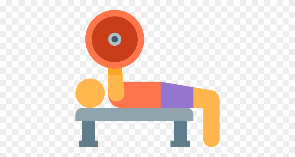 Bench Press Icon Download, Bench Press, Fitness, Gym, Gym Weights Png Image