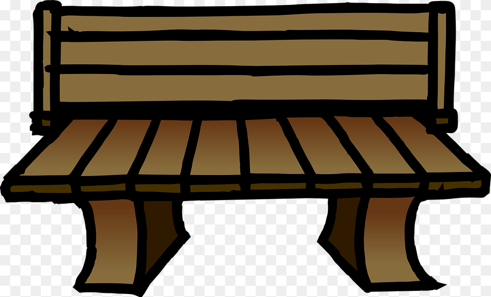 Bench Rest Park Seat Sitting Wooden Relax Bench Clipart, Furniture, Crib, Infant Bed, Park Bench Free Png Download