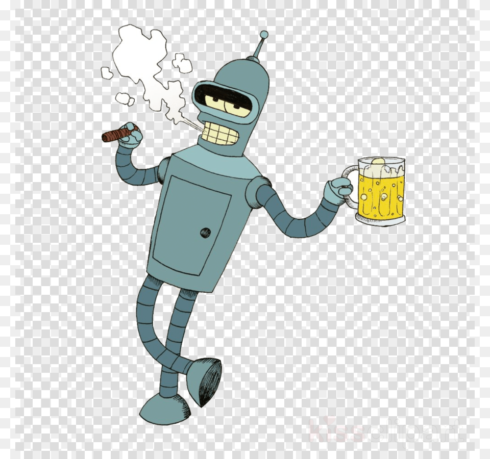 Bender Futurama Clipart Bender Leela Philip J Futurama, Robot, Person Free Png