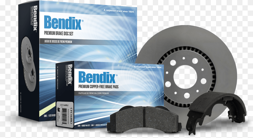 Bendix Premium Copper Bendix Disc Brake Rotor, Machine, Spoke, Wheel Free Png