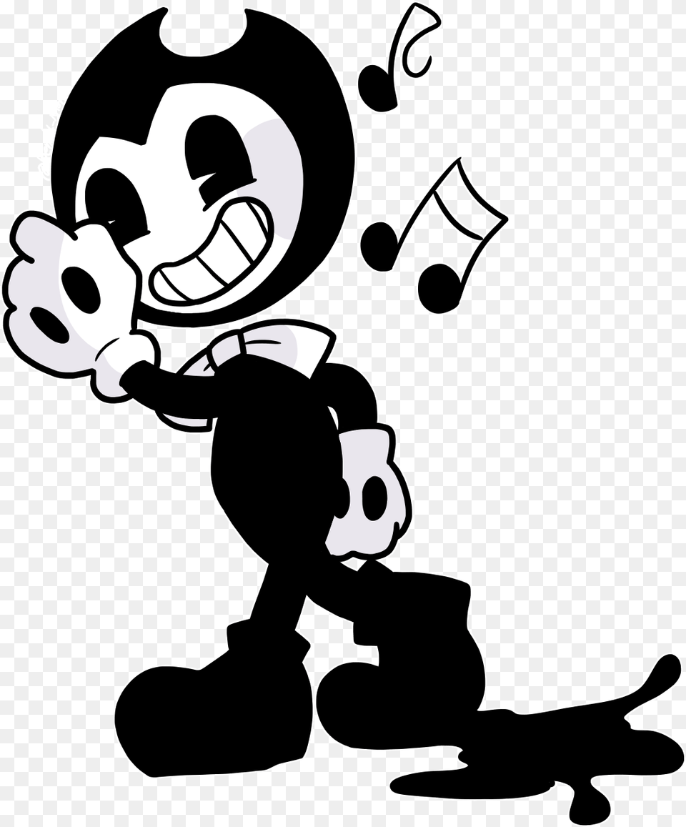 Bendy, Stencil, Baby, Person Png