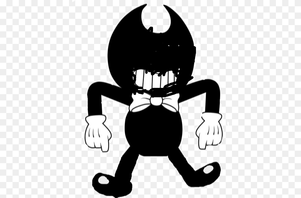 Bendy And The Ink Machine, Stencil, Baby, Person, Body Part Free Transparent Png